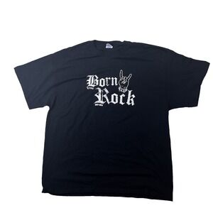 Born to Rock t-shirt 2XL Black